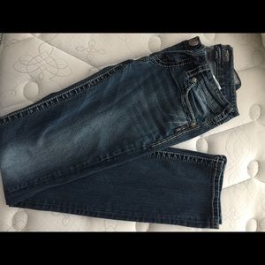 Women’s silver jeans
